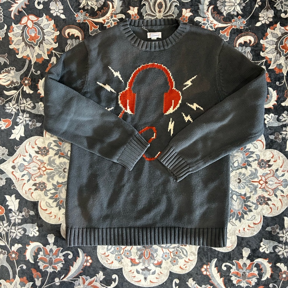 blue/grey radio head sweater medium for 12/14 #vintage #90s #blue #radiohead